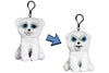 Feisty Pets 4'' Plush Keychain: Karl The Snarl Polar Bear