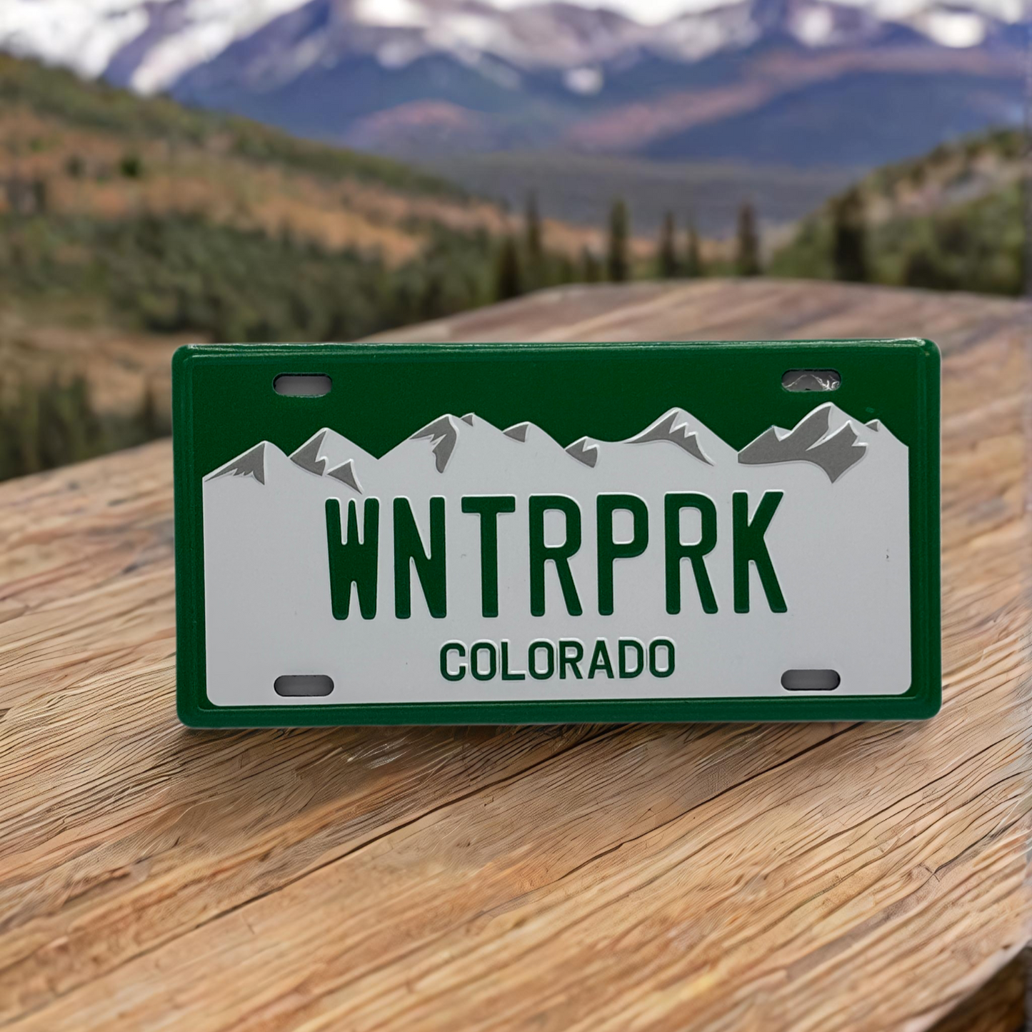 WNTRPRK - Colorado License Plate Magnet