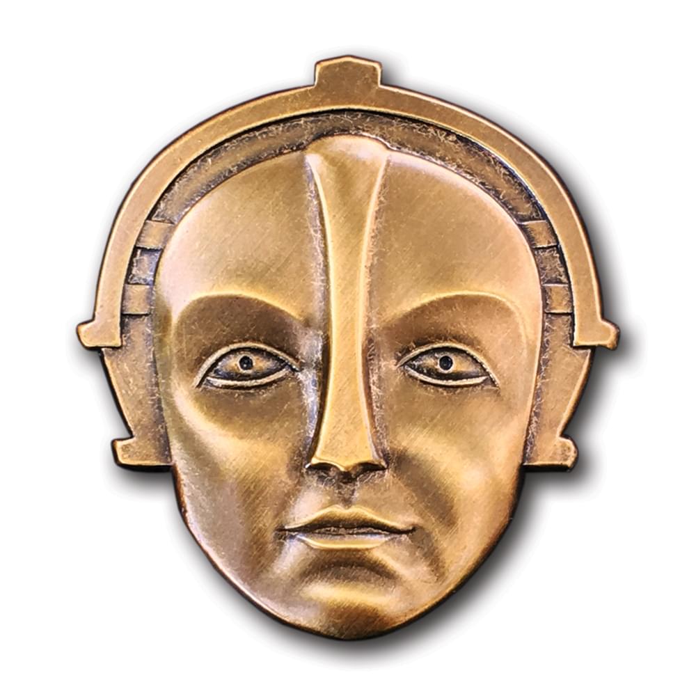 Metropolis 1927 Metrobot Metal Collector Pin