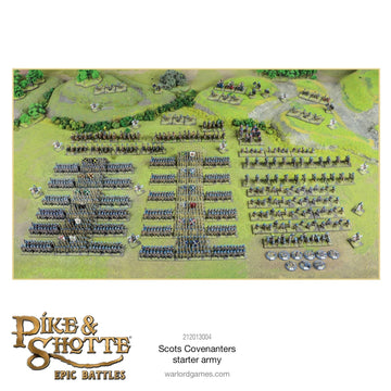 Warlord Games Pike & Shotte Scots Convenanters Starter Army Plastic Model Kit 28mm Unpainted - Model 212013004