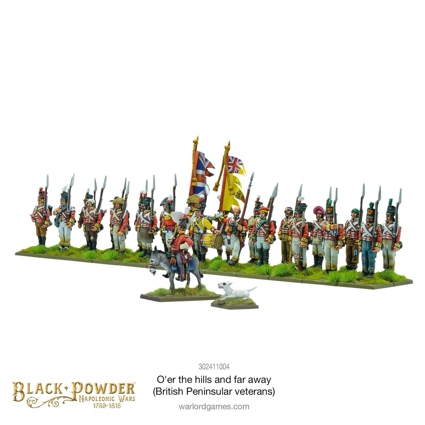 Warlord Games O'Er The Hills And Far Away (British Peninsular Veterans) - 28Mm Scale Miniatures For Black Powder Highly Detailed
