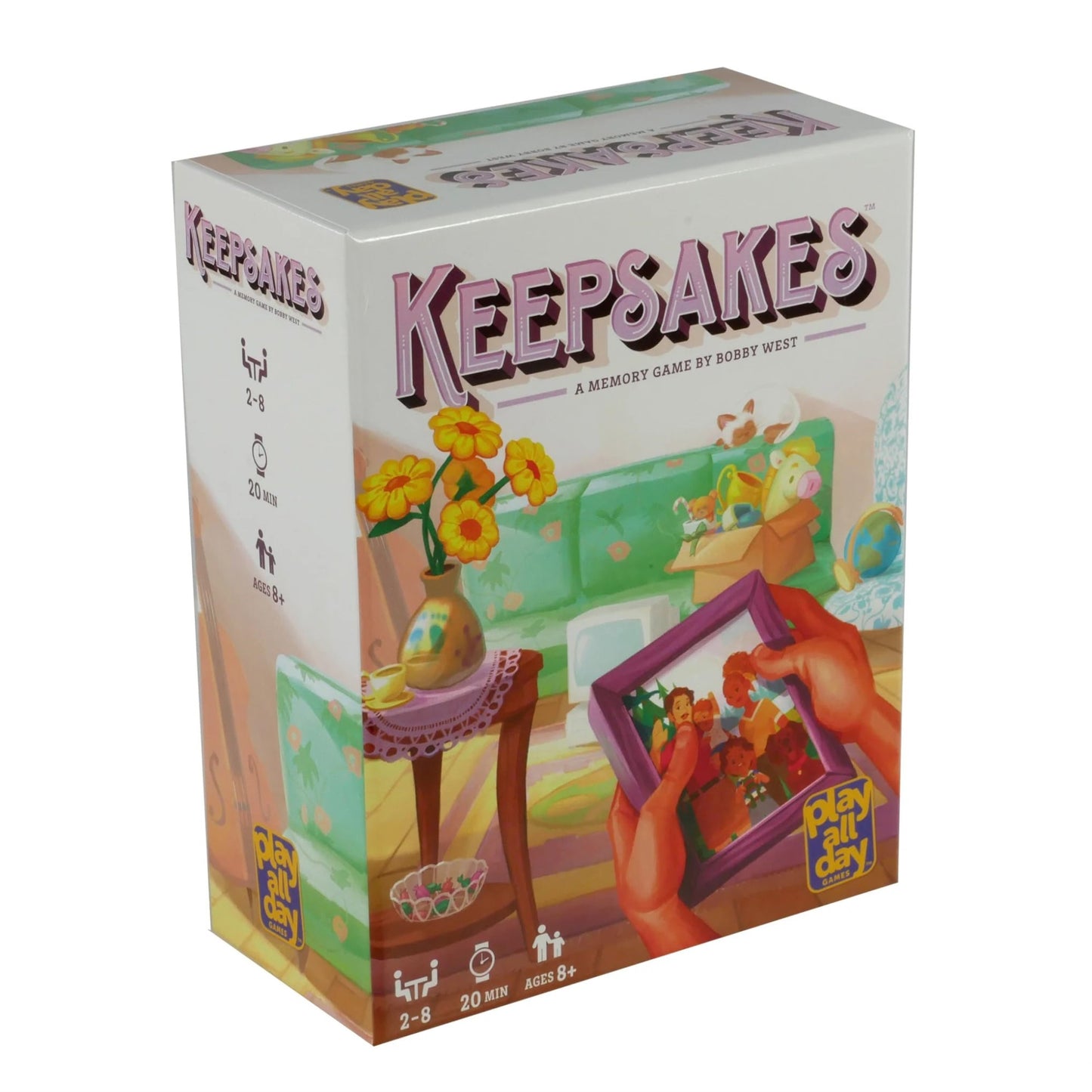 Play All Day Games Keepsakes Memory Game - Fun Family Activity for All Ages
