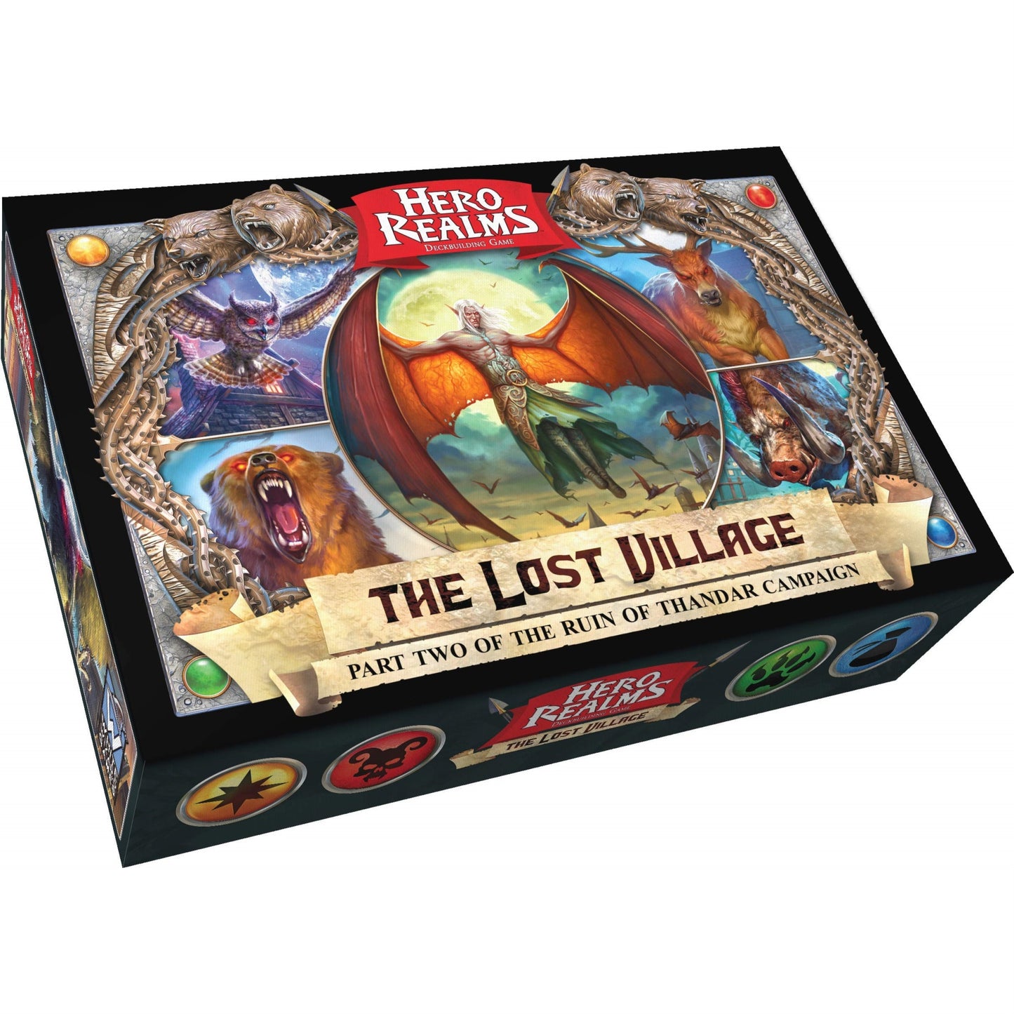 White Wizard Games Hero Realms: The Lost Village Card Game, Model 79283, Paper Material