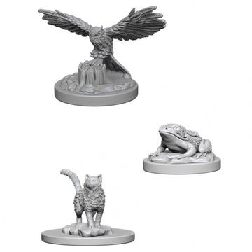 Wizkids Deep Cuts Unpainted Miniatures: Wave 4: Familiars, Multi-Colored