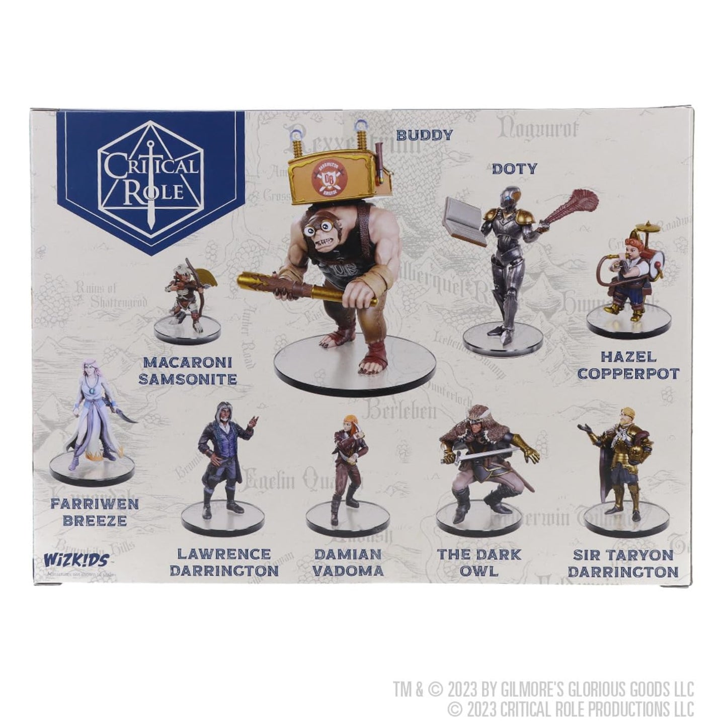 Wizkids Critical Role: The Darrington Brigade Boxed Set | Painted Miniatures