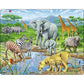 Watering Hole on the African Savannah 65 Piece Tray Jigsaw Puzzle Larsen
