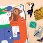 We Go Together Jungle 10 Shaped Piece Jigsaw Tray Puzzle Mudpuppy
