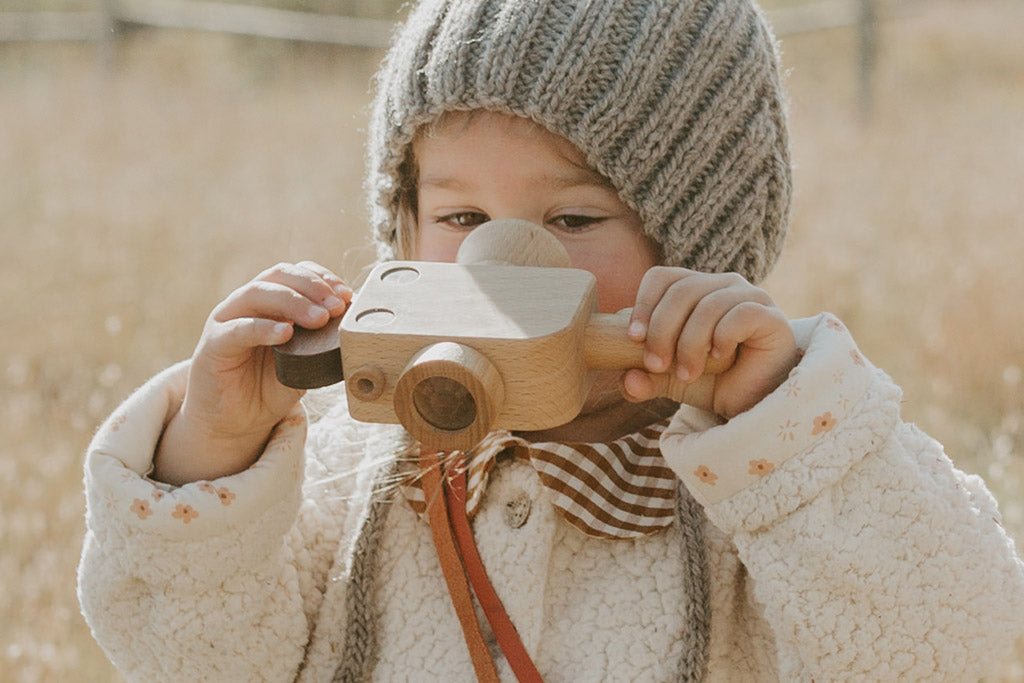 Super 8 Wooden Toy Camera