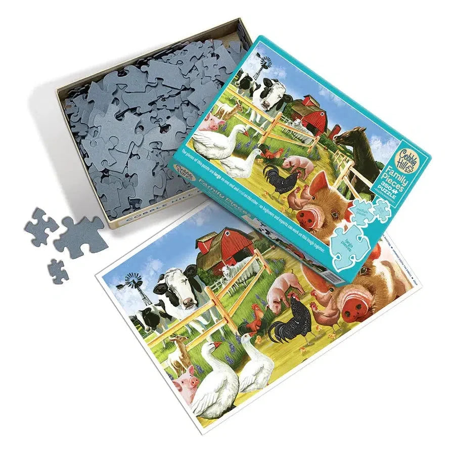 Welcome to the Farm 350 Piece Family Jigsaw Puzzle Cobble Hill