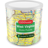West Virginia State 100 Piece Magnetic Jigsaw Puzzle Geotoys