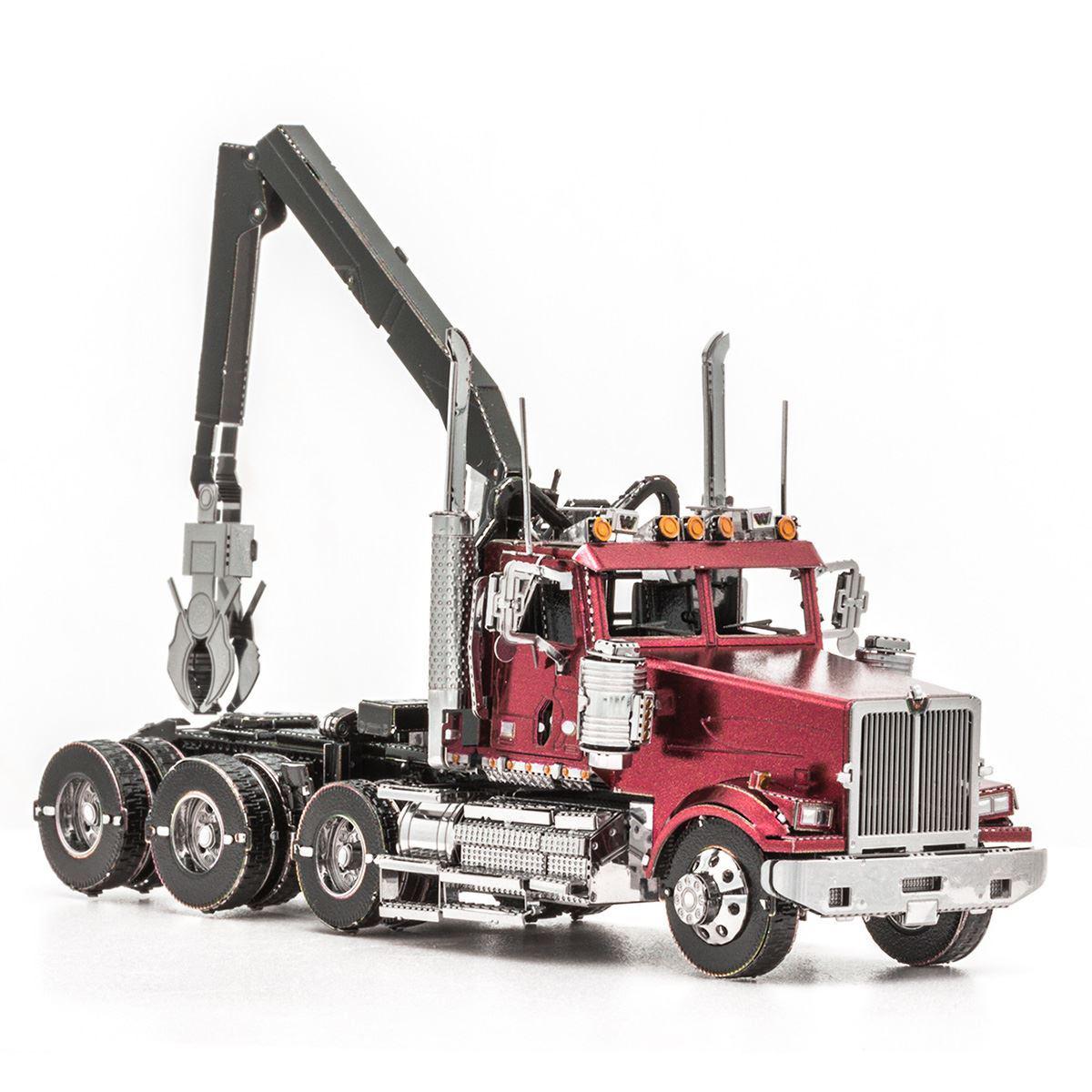Western Star 4900SF Log Truck 3D Steel Model Kit Metal Earth