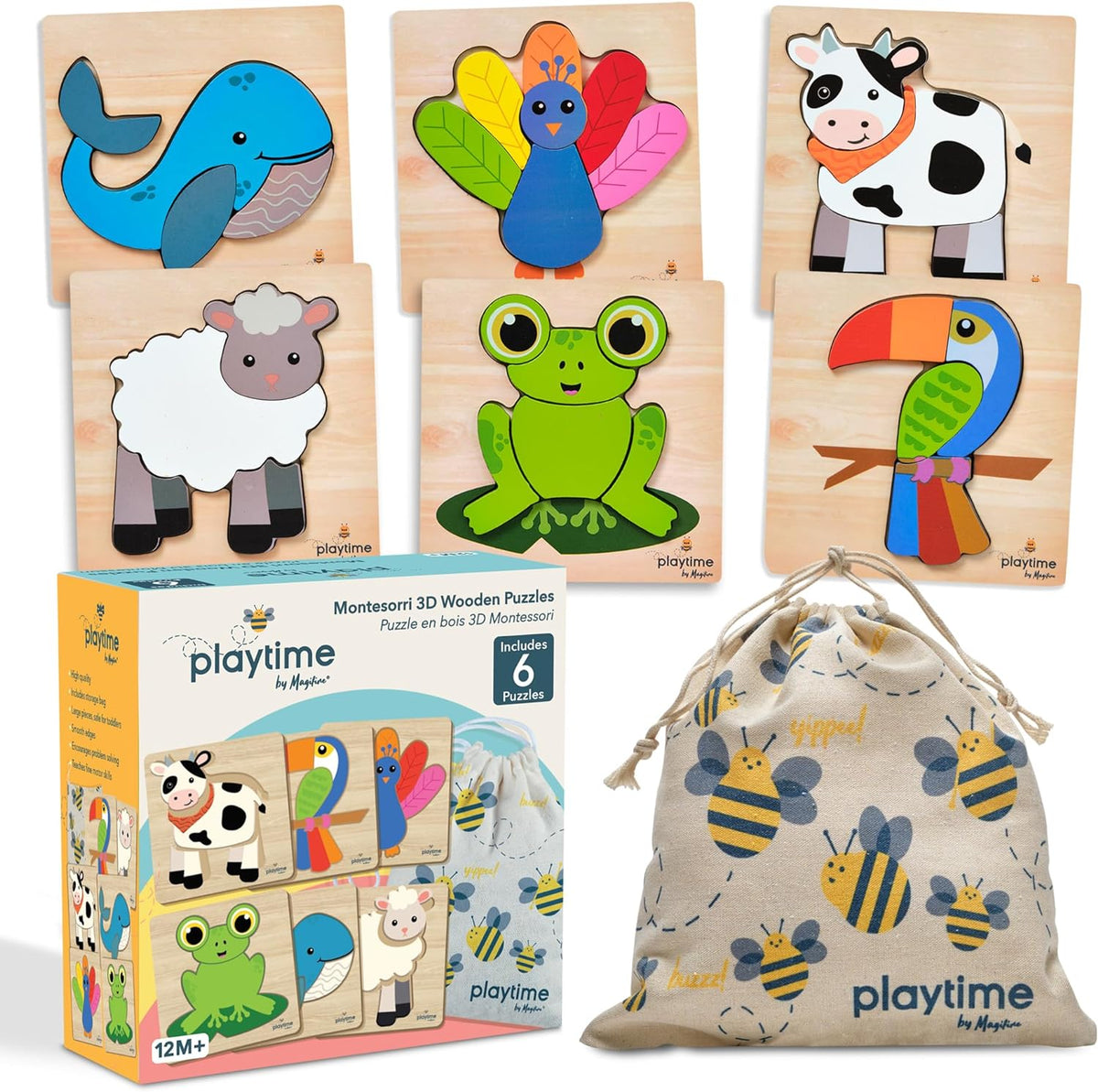 3D Montessori Shape Puzzle