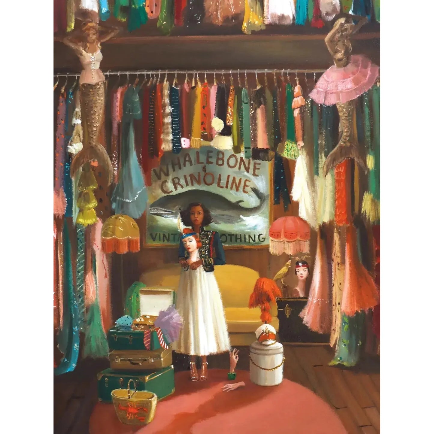 Whalebone & Crinoline by Janet Hill 1000 Piece Jigsaw Puzzle NYPC