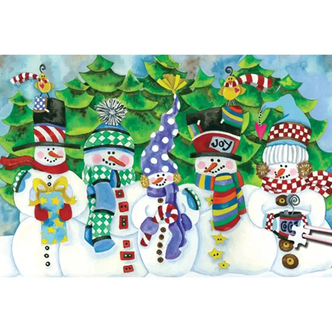 White Christmas 234 Piece "World's Smallest" Jigsaw Puzzle TDC