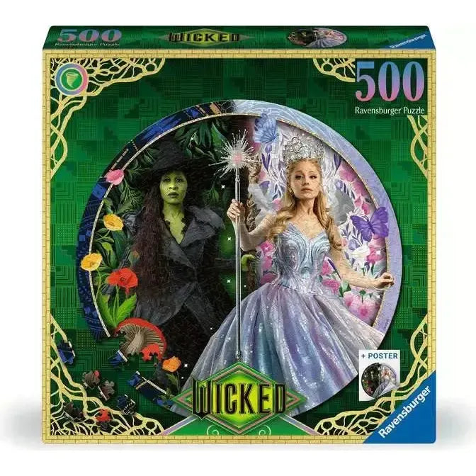 Wicked True Friendship 500 Piece Round Jigsaw Puzzle Ravensburger