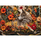 Wildflower Wolf 1000 Piece Jigsaw Puzzle Final Piece
