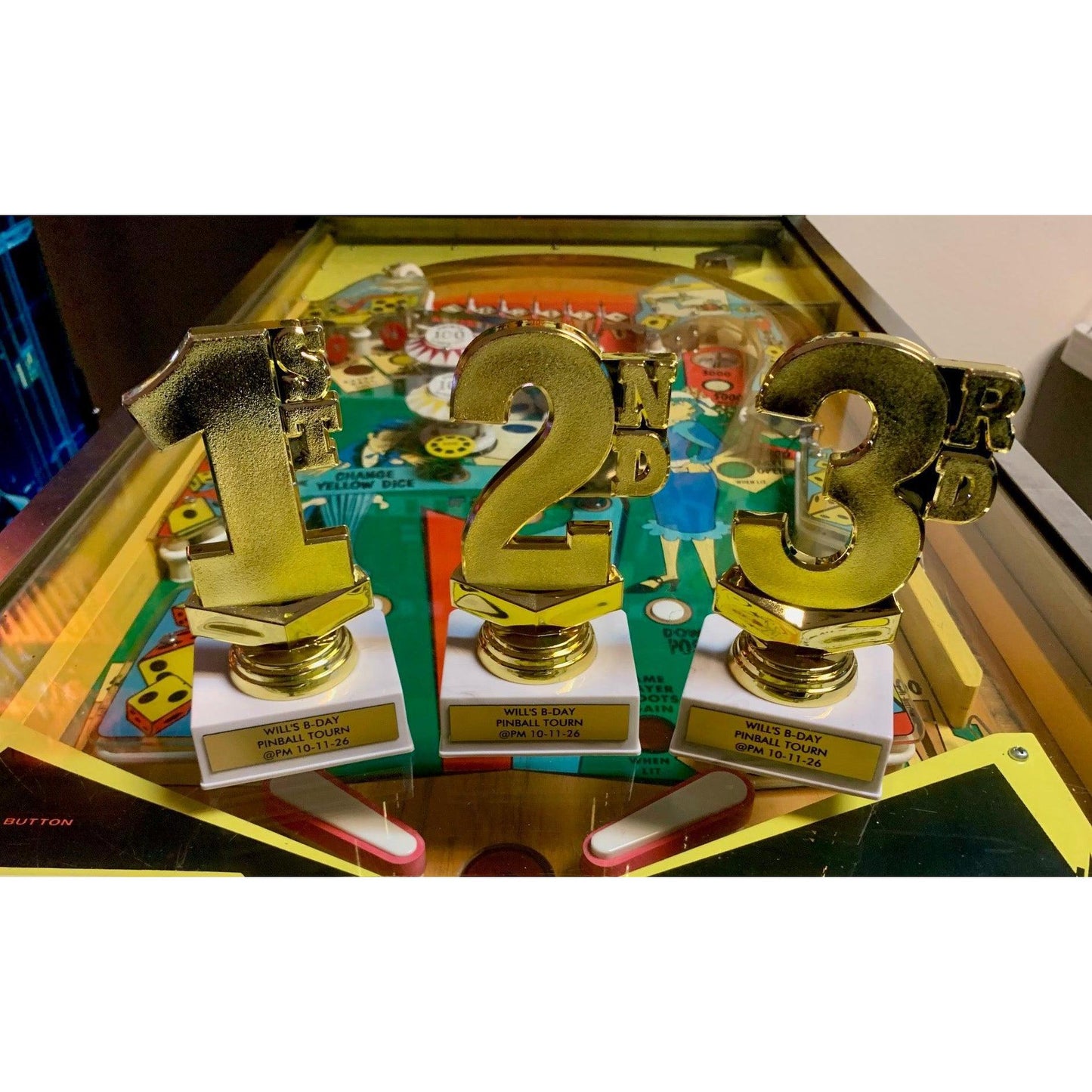 Will's Birthday Party Pinball Tournament Sunday October 11