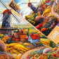 Windmill on the Farm 500 Piece Jigsaw Puzzle Springbok