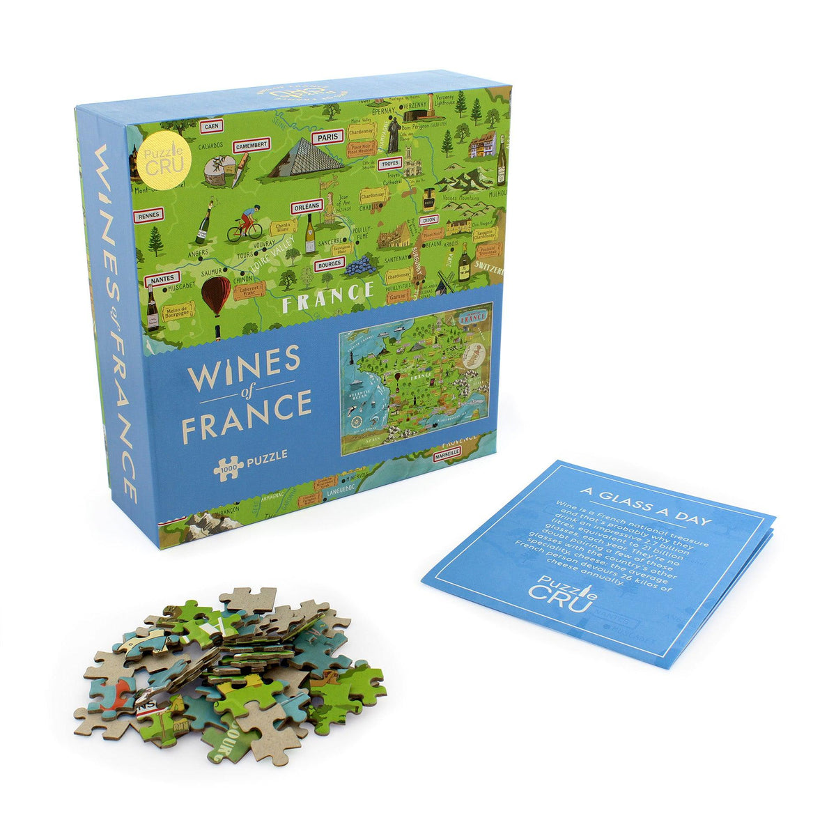 Wines Of France 1000 Piece Jigsaw Puzzle Ginger Fox