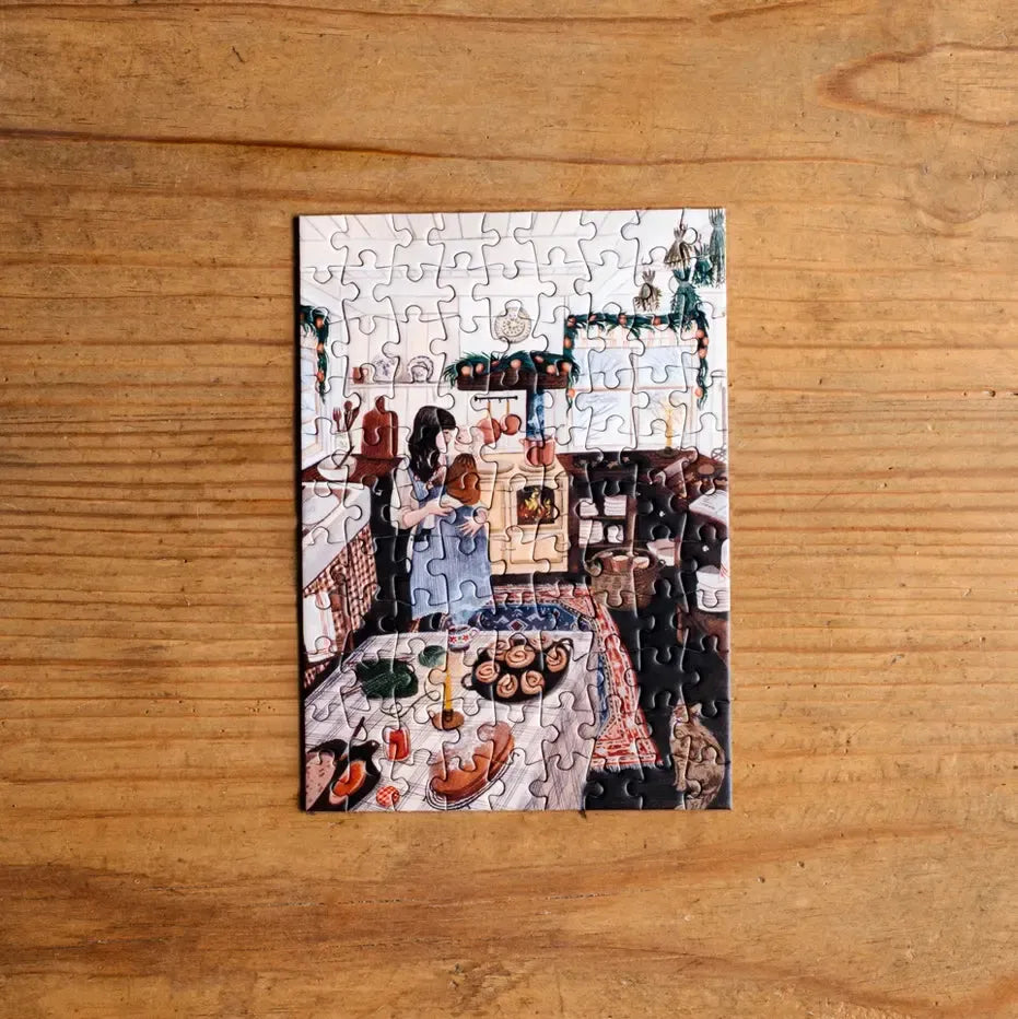 Winter Baking 99 Piece Mini Jigsaw Puzzle Trevell