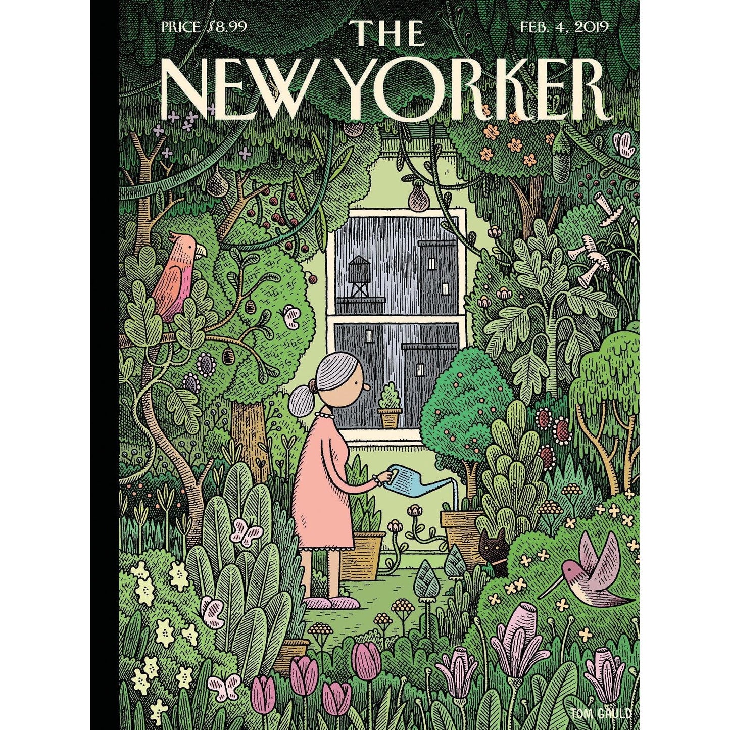 Winter Garden The New Yorker 500 Piece Jigsaw Puzzle NYPC