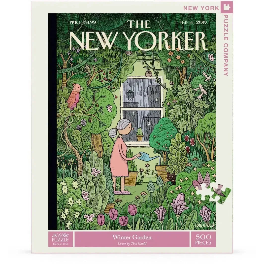 Winter Garden The New Yorker 500 Piece Jigsaw Puzzle NYPC