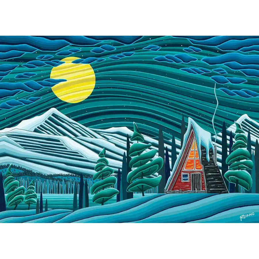 Winter Tranquility 1000 Piece Jigsaw Puzzle Cobble Hill
