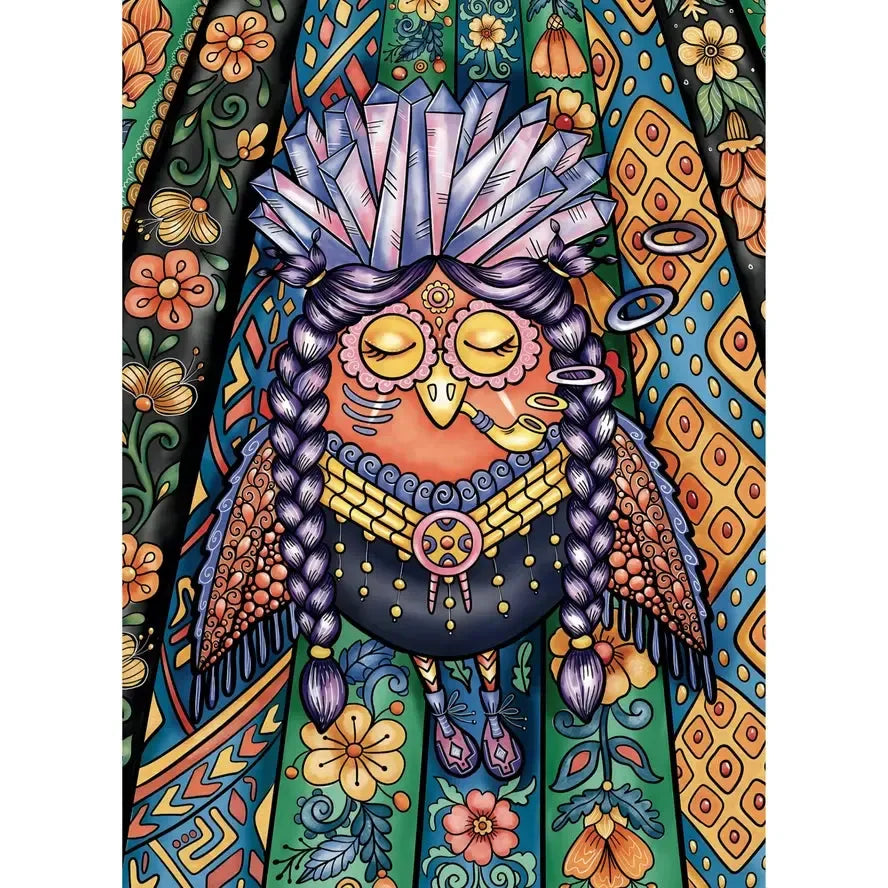 Wise Owl 1000 Piece Jigsaw Puzzle Puzzledly
