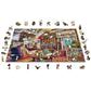 Wish Upon a Bookshop 1010 Piece Wood Jigsaw Puzzle Wooden City