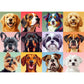 Woof, Yarf, Rowf 1000 Piece Jigsaw Puzzle Snappy
