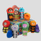 Kaleidos Creative: Wooly Bear and Friends Plush Keychain Blind Box