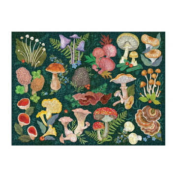 World of Mushrooms 1000 Piece Jigsaw Puzzle Galison