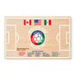 Soccer Pitch Serving Board | Maple Wood Charcuterie Platter, Watch Party Tray, USA Made
