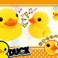 Peace Yellow Duck 12'' Plush W/ Sound