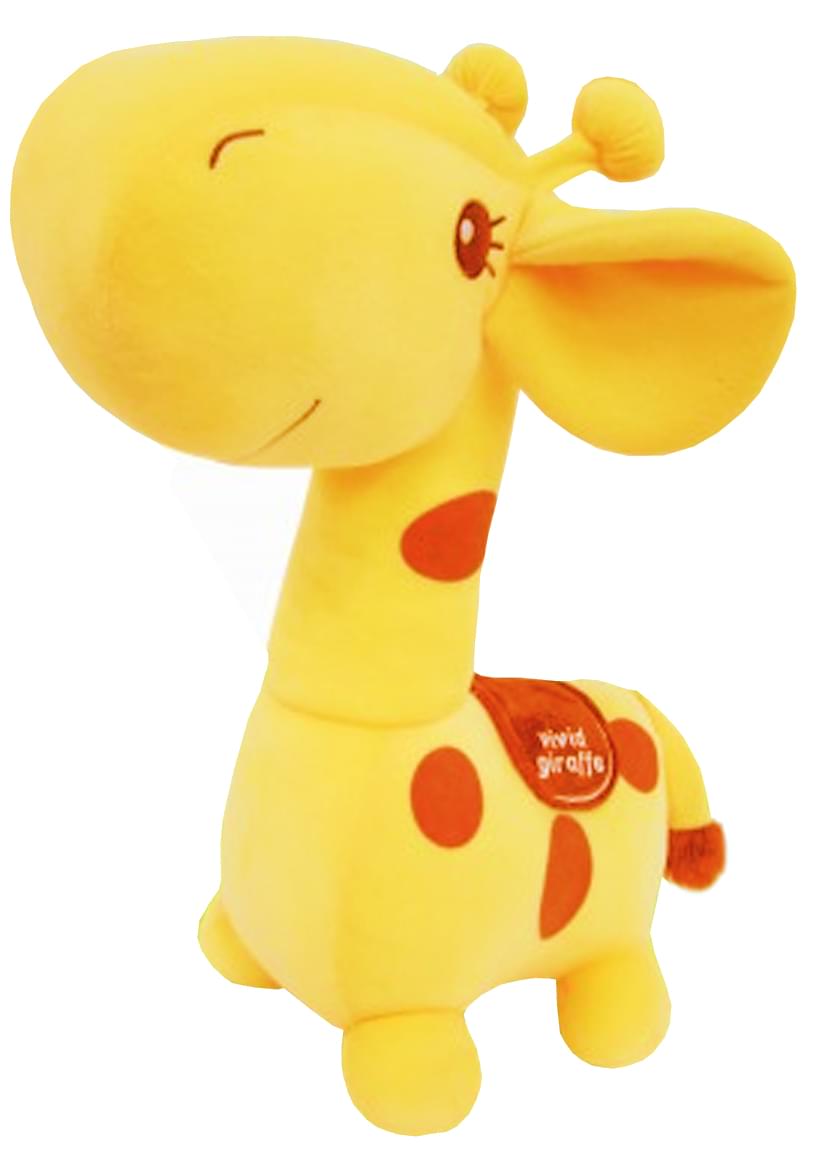 Prime Plush 7'' Stuffed Animal Giraffe With Orange Spots