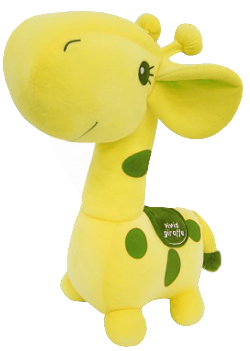 Prime Plush 7'' Stuffed Animal Giraffe With Green Spots