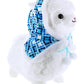 Llama With Hood 12'' Plush, White