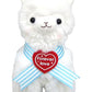 Llama Sweet Heart Alpaca 7'' Plush Key Chain White