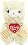 Llama Sweet Heart Alpaca 4.5'' Plush Key Chain Khaki