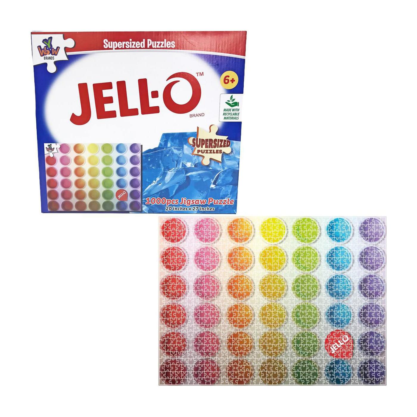 Jell-O 1000 Piece Supersized Jigsaw Puzzle