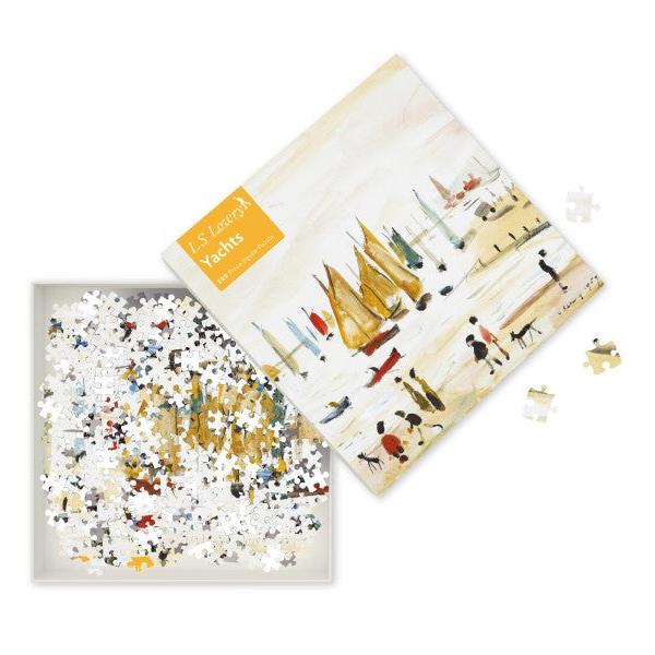 Yachts by LS Lowry 500 Piece Jigsaw Puzzle Flame Tree