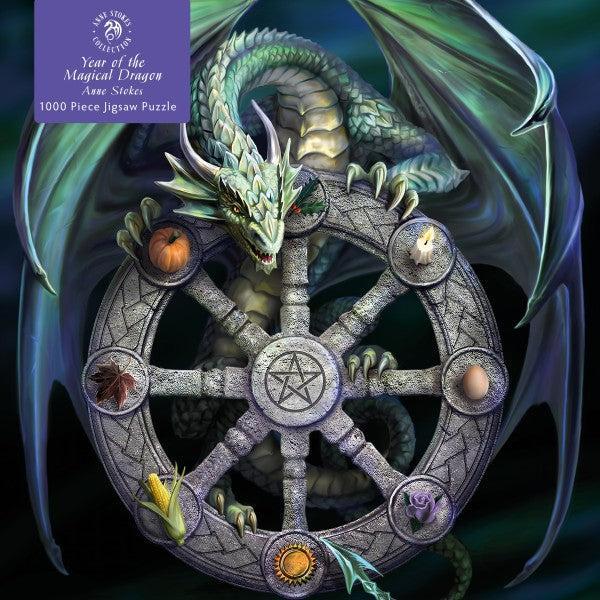 Year of the Magical Dragon by Anne Stokes 1000 Piece Jigsaw Puzzle Flame Tree