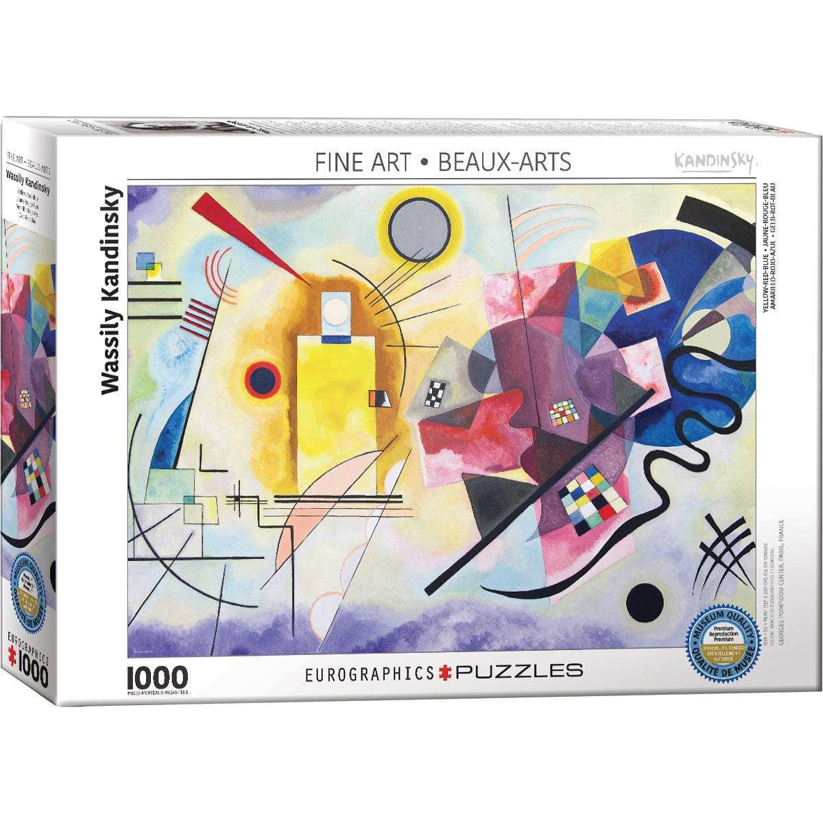 Yellow-Red-Blue by Wassily Kandinsky 1000 Piece Jigsaw Puzzle Eurographics