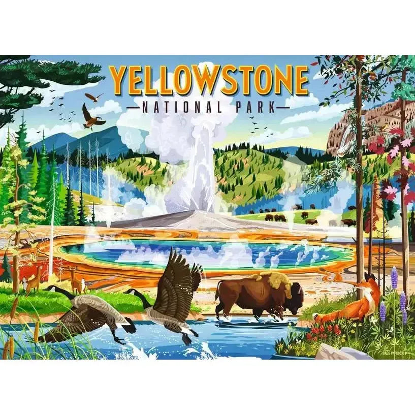 Yellowstone National Park 500 Piece Jigsaw Puzzle Ravensburger