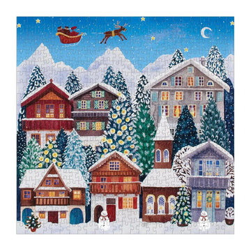 Yuletide Village 500 Piece Jigsaw Puzzle Galison