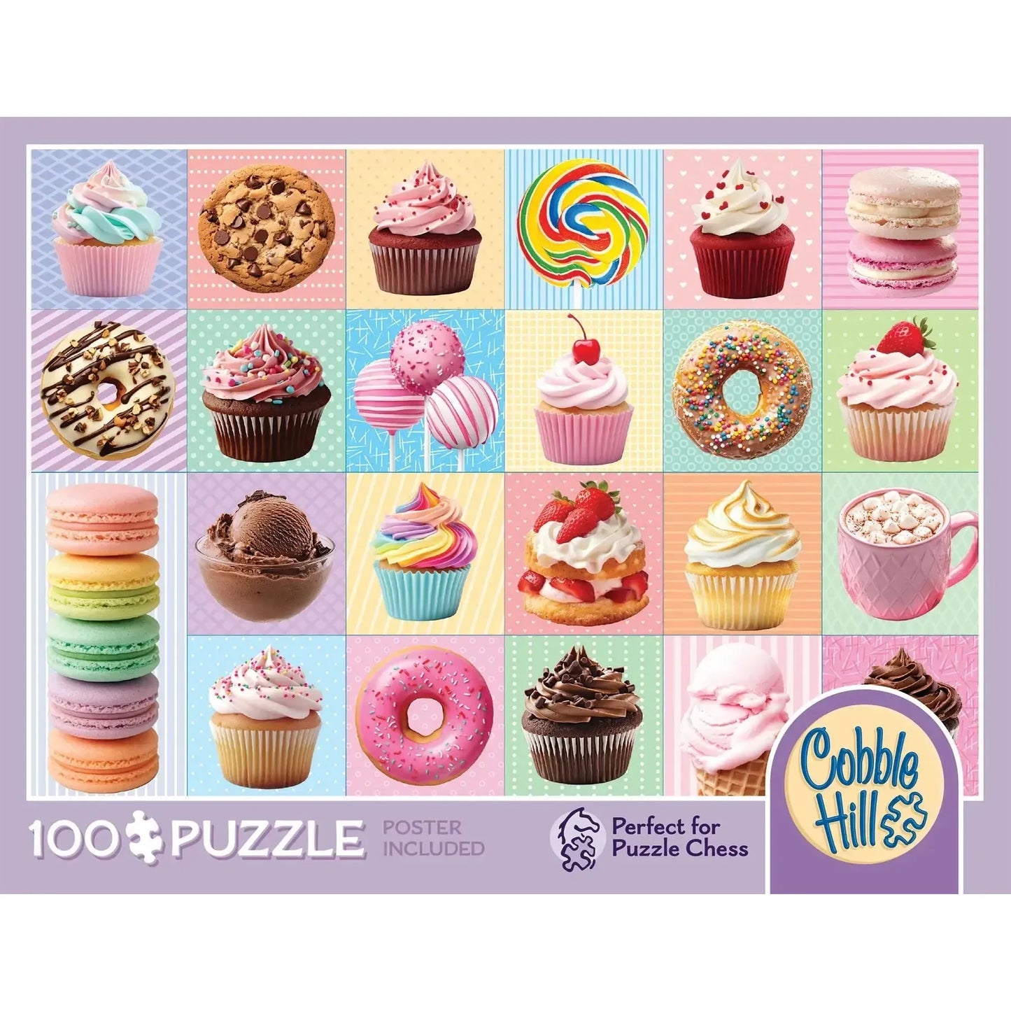 Yum Yums 100 Large Piece Jigsaw Puzzle Cobble Hill