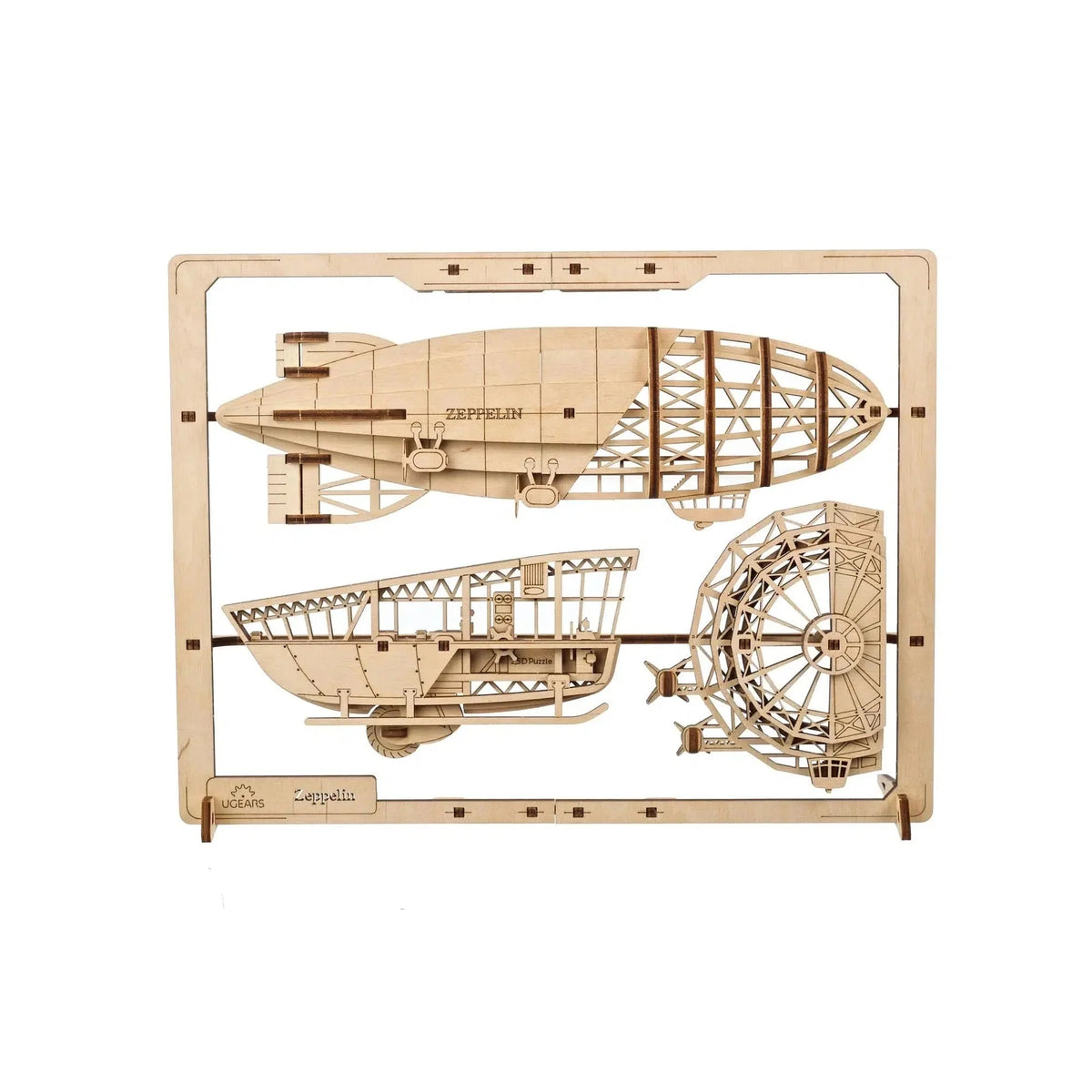 Zeppelin 2.5D Wood Model Kit UGEARS