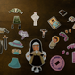 My Saint Thérèse, A magnetic wooden dress-up doll set