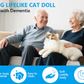Assistex Therapy Cat Plush for Seniors with Dementia – Realistic Stuffed Animal Companion for Alzheimer’s, Memory Loss, Elderly Comfort – Soft, Calming, Lifelike Cat Toy