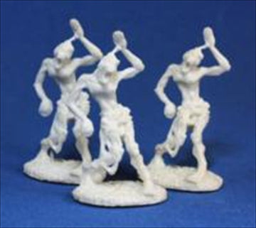 Reaper Miniatures Zombies! (3) #77014 Bones Plastic D&D Rpg Mini Figure